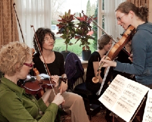groepje violisten
